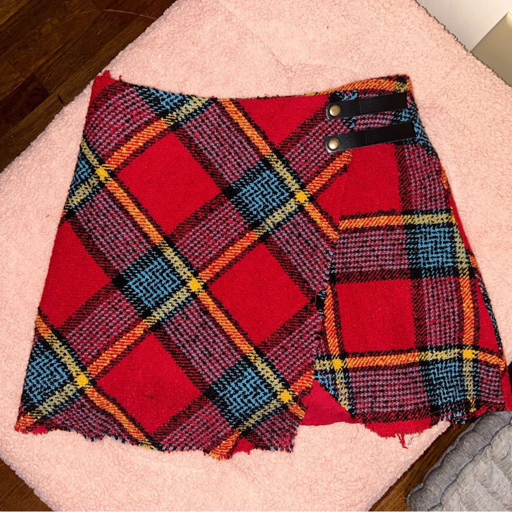 Urban Outfitters Red Wool Skirt sz M